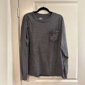 Guy Harvey Charcoal Long Sleeve Men's Tee